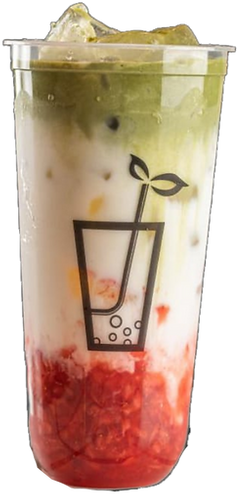 Strawberry Matcha Latte